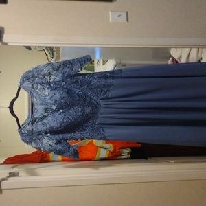 JJs House Slate Blue special occasions dress